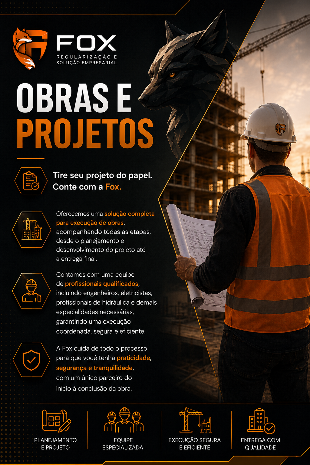 Obras e projetos FOX